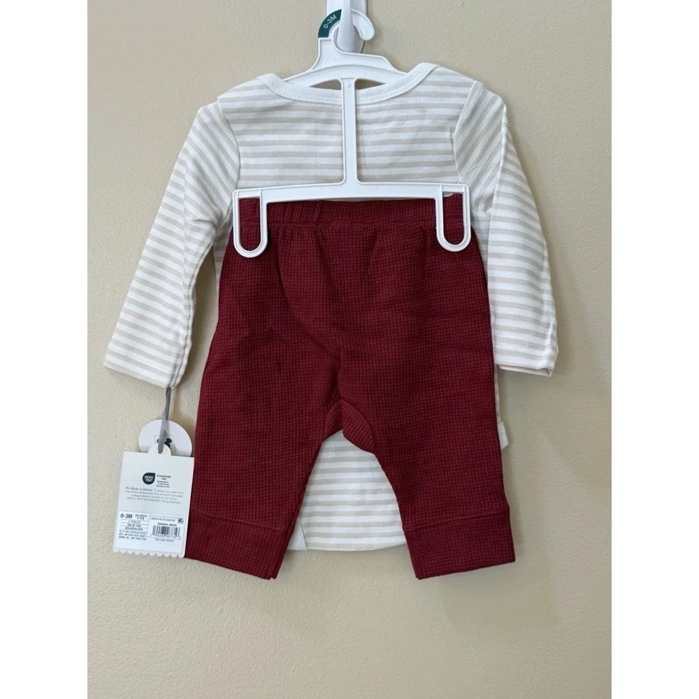 Disney Baby Winnie the Pooh 2-Piece Set Long Sleeve with Matching Pants Size 0-3 - Picture 3 of 6